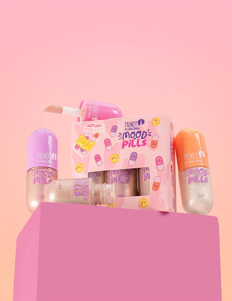 KIT X3 GLOSS MOOD PILLS TRENDY
