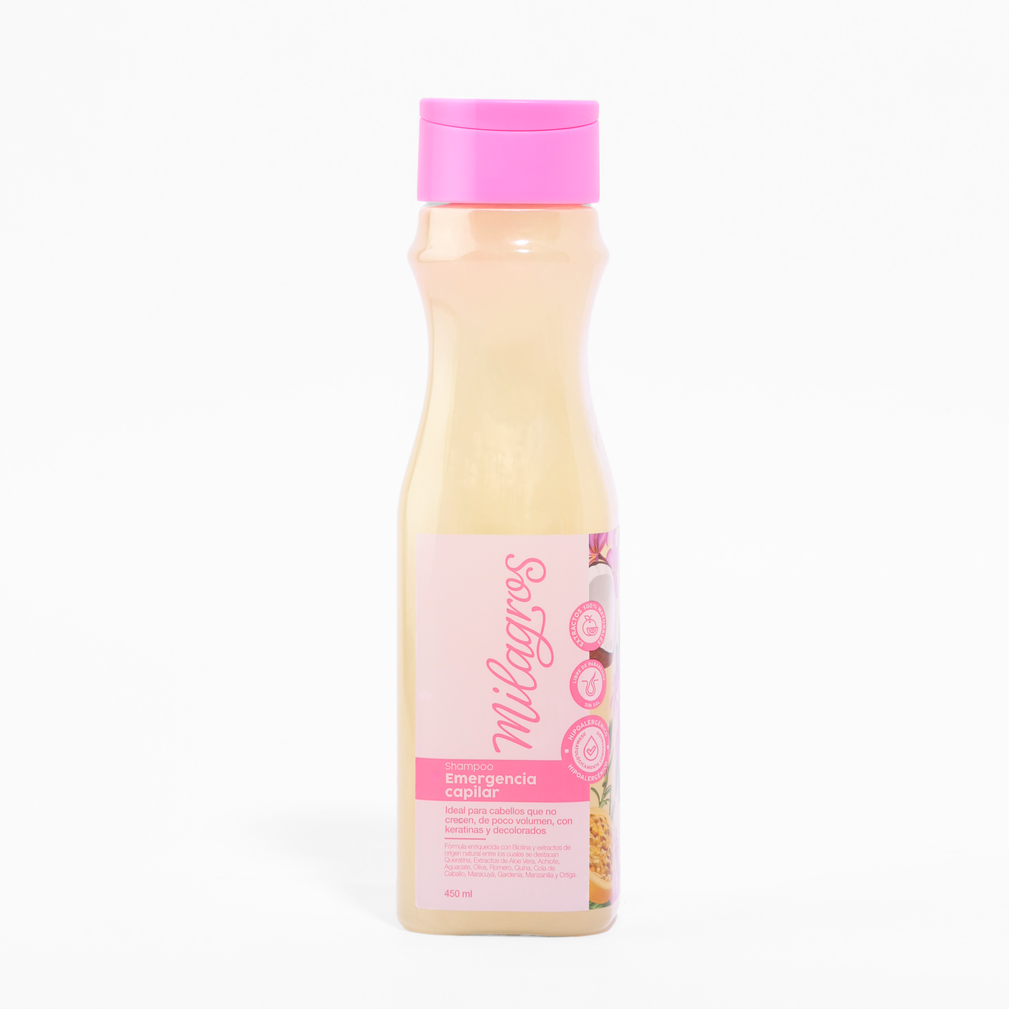SHAMPOO EMERGENCIA CAPILAR (CON BIOTINA Y QUERATINA)