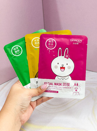 MASCARILLA DE ANIMALITOS EN VELO 🐰