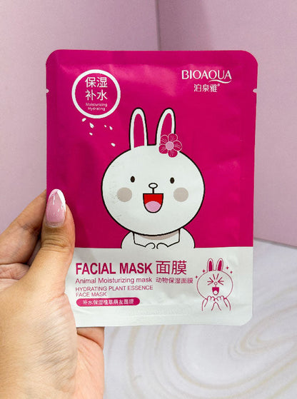 MASCARILLA DE ANIMALITOS EN VELO 🐰