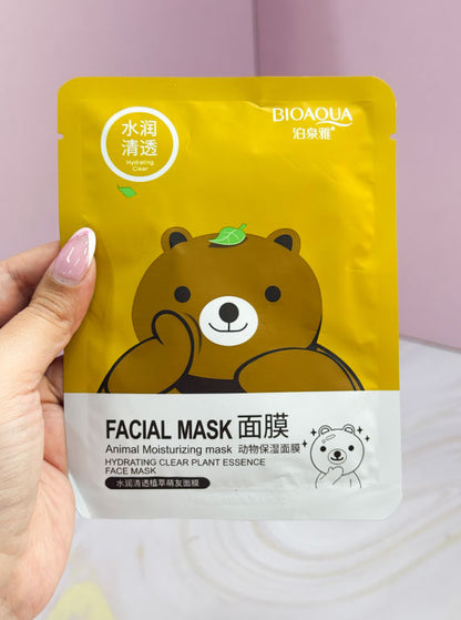 MASCARILLA DE ANIMALITOS EN VELO 🐰