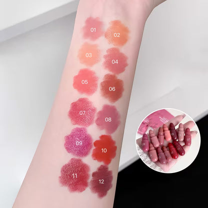 12 MINI LÁPICES LABIALES EN CÁPSULA TEMU